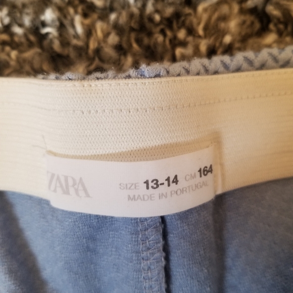 Light blue ribbed skort - Picture 4 of 4